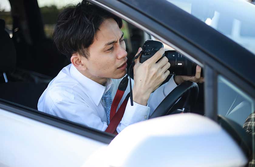 浮気調査に失敗した探偵
