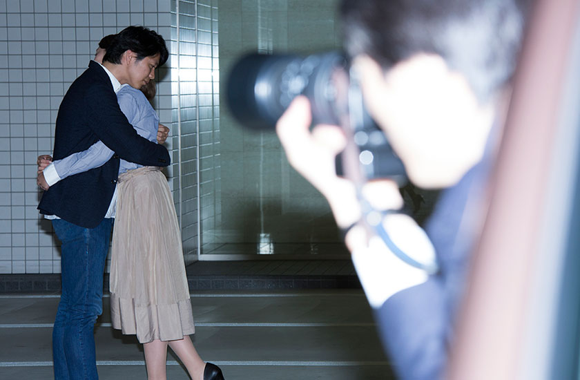 浮気調査に成功した探偵