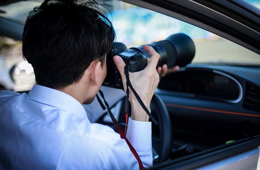 社内不倫の証拠を撮る探偵