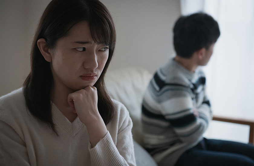 スマホに関する価値観の違いから喧嘩する男女