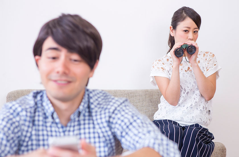 危険な浮気兆候の見られるパートナー