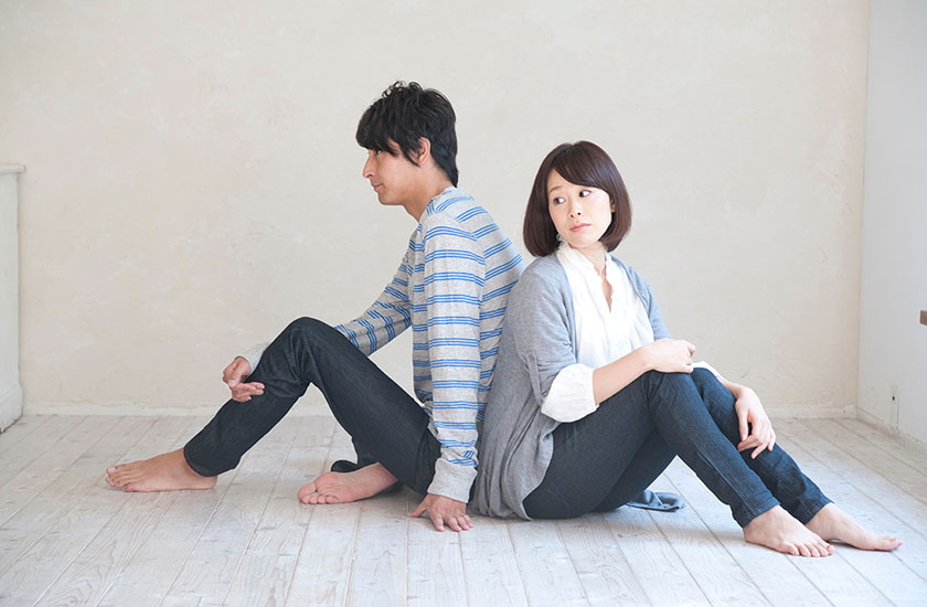 夫婦の関係に疑問を感じる妻