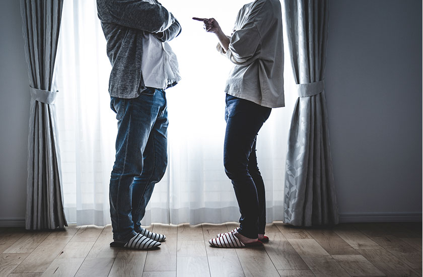 浮気が原因で関係が悪化した夫婦