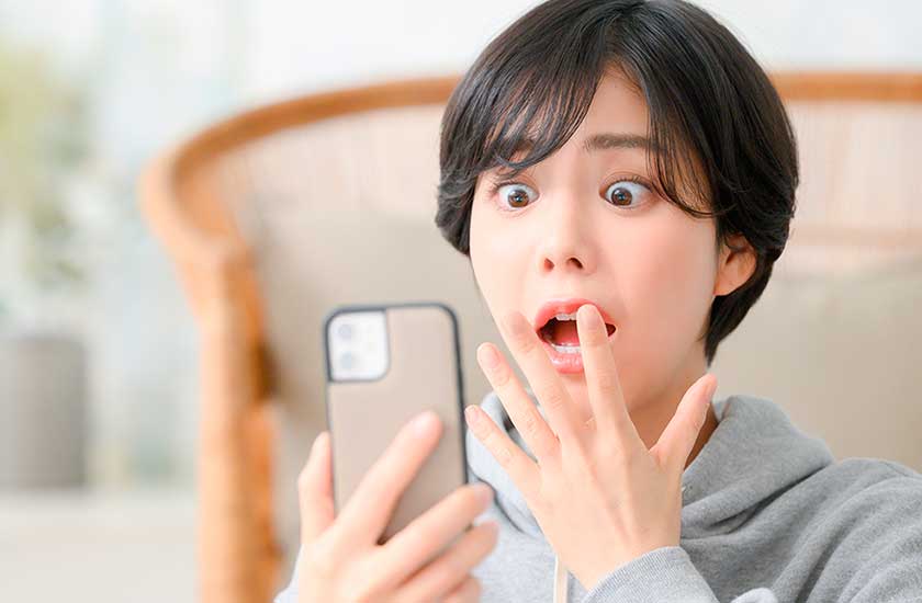 パートナーのLINEで浮気を知った女性