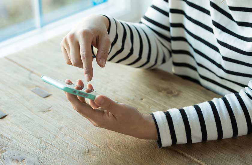 子供の家でに気づいた母親