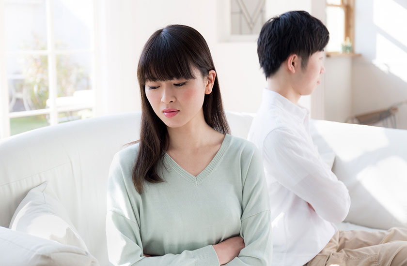 夫を問い詰めた結果夫婦関係の修復が難しくなった夫婦