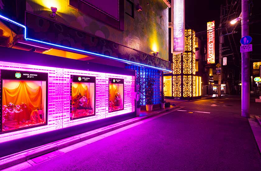 不貞行為の現場になるラブホテル